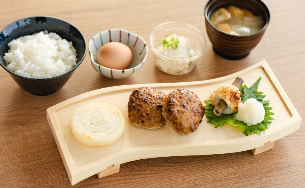 淡路牛 焙りハンバーグ定食画像