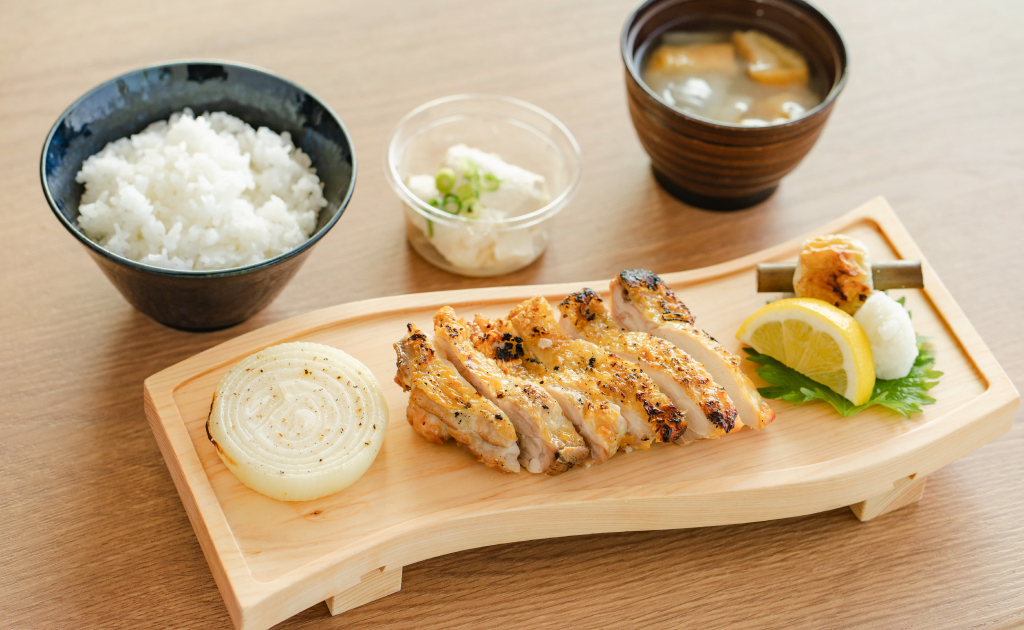 淡路鶏ステーキ定食画像