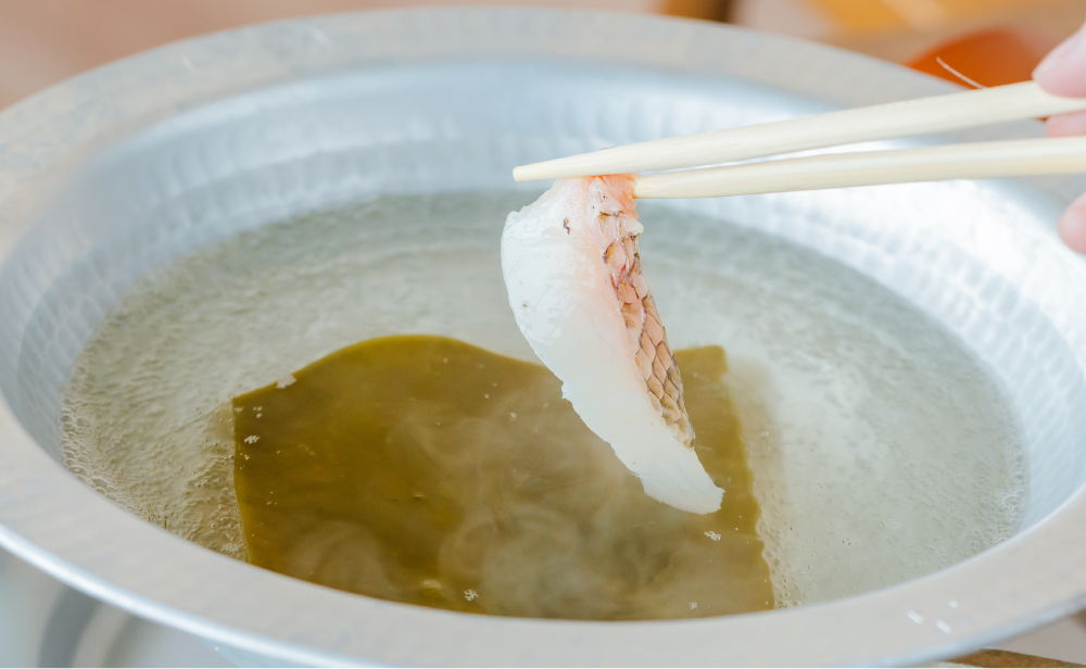天然真鯛しゃぶ小鉢御膳画像