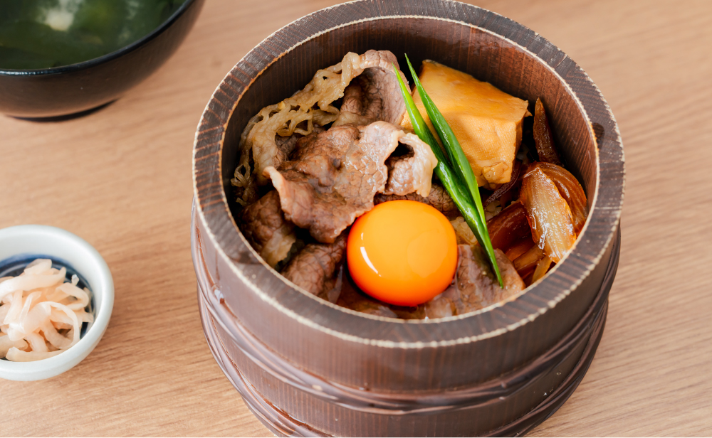 淡路椚座牛の和牛丼画像
